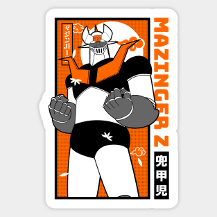 Mazinger Z robot Sticker